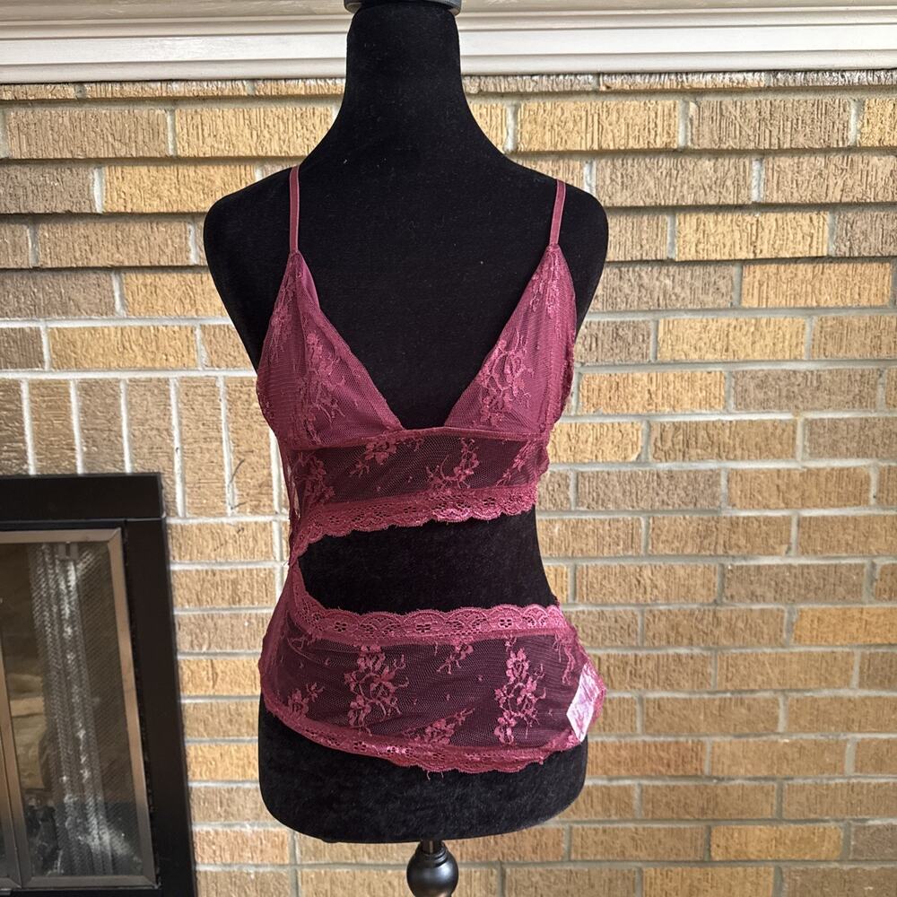 Edikted Mesh Top Small Dark Coquette Goth Whimsigoth Y2k Fairy Grunge Emo